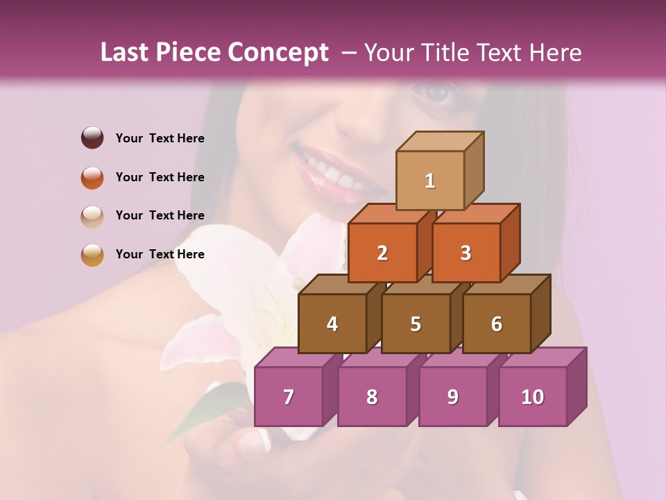 Adult Portrait Female PowerPoint Template