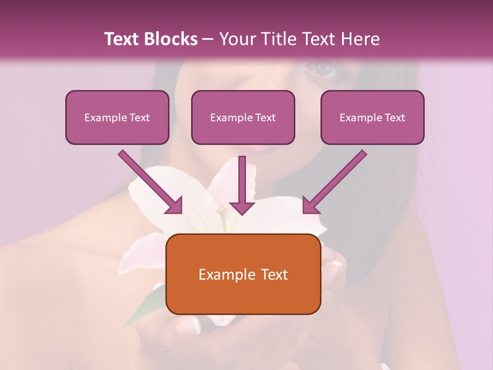 Adult Portrait Female PowerPoint Template