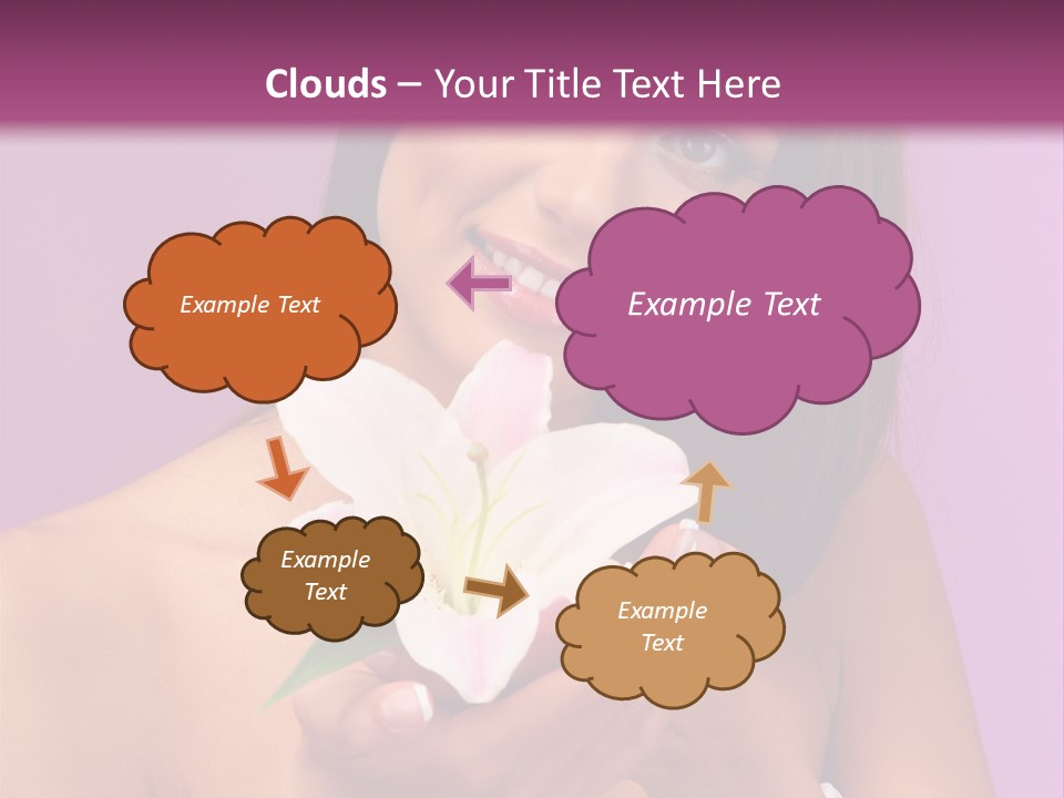 Adult Portrait Female PowerPoint Template