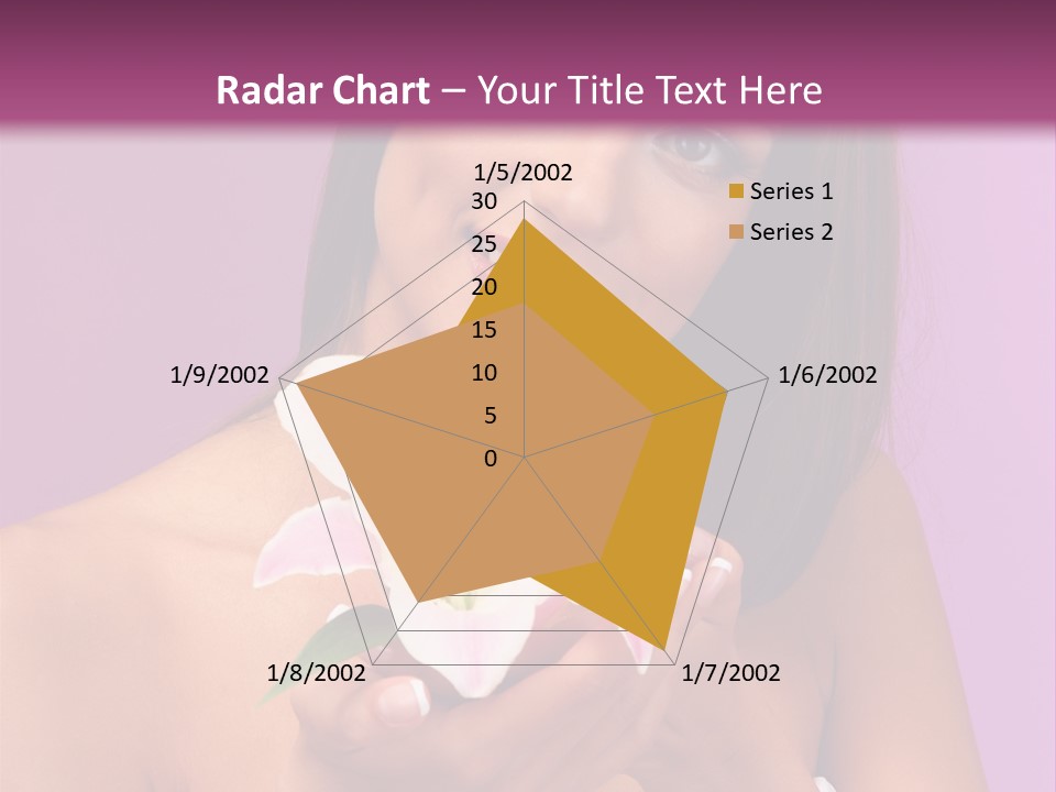 Adult Portrait Female PowerPoint Template