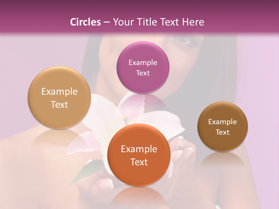 Adult Portrait Female PowerPoint Template