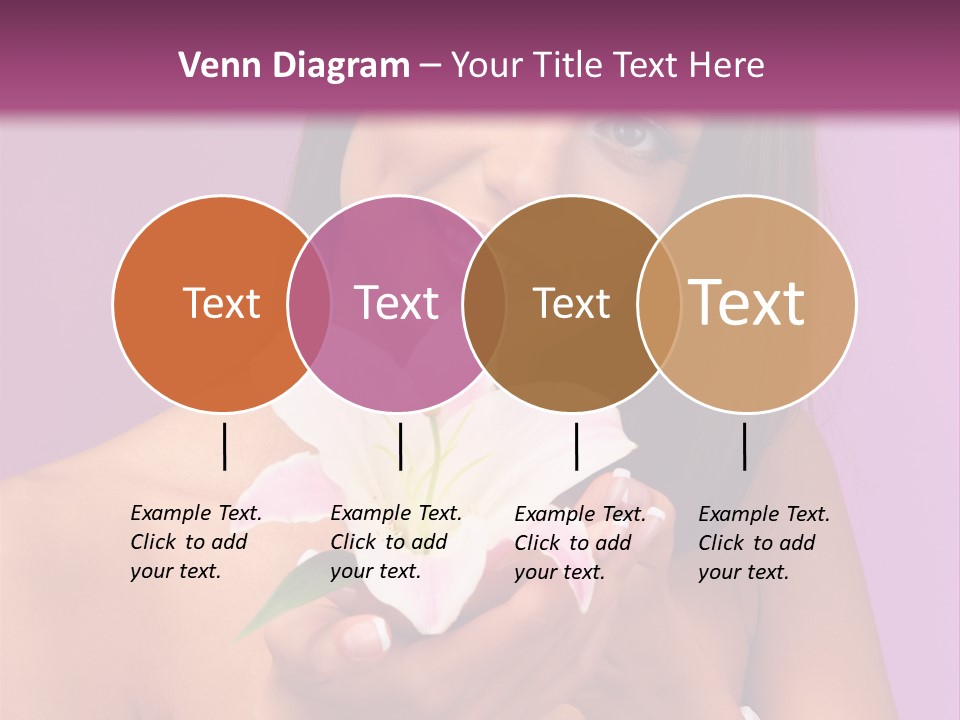 Adult Portrait Female PowerPoint Template