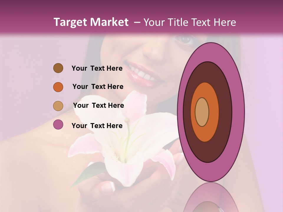 Adult Portrait Female PowerPoint Template