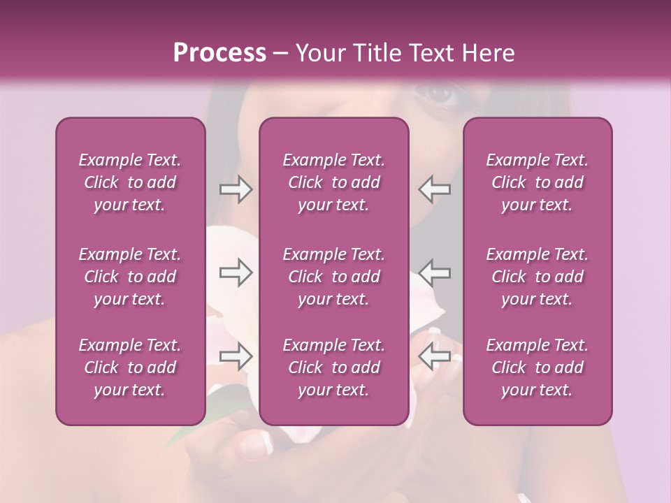 Adult Portrait Female PowerPoint Template