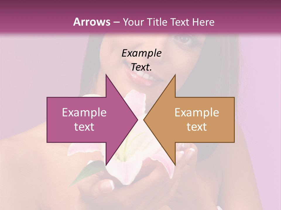 Adult Portrait Female PowerPoint Template