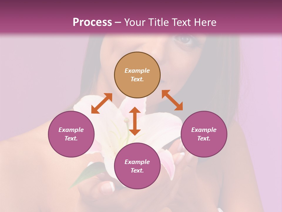 Adult Portrait Female PowerPoint Template