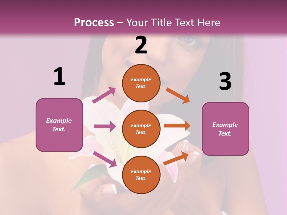 Adult Portrait Female PowerPoint Template