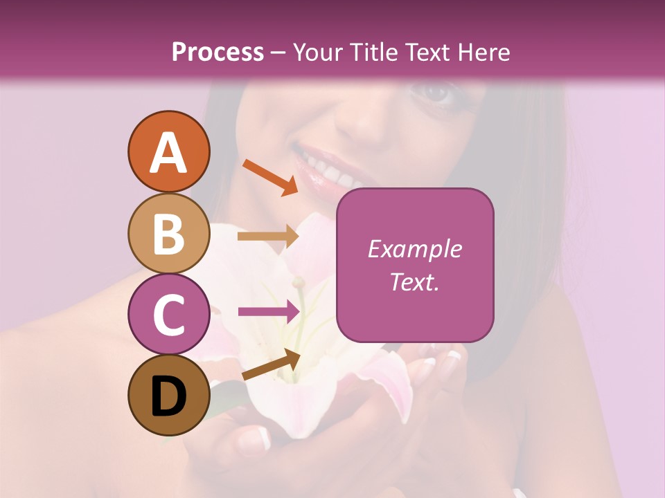 Adult Portrait Female PowerPoint Template