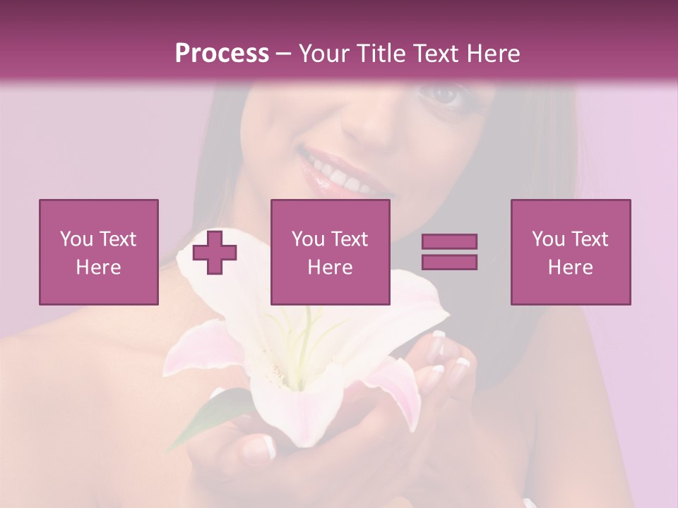 Adult Portrait Female PowerPoint Template