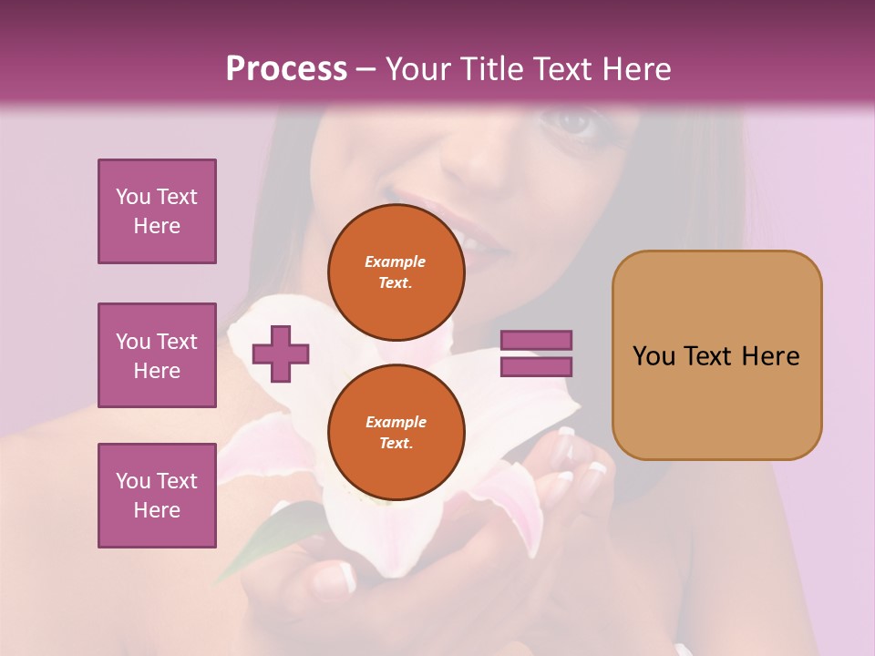 Adult Portrait Female PowerPoint Template