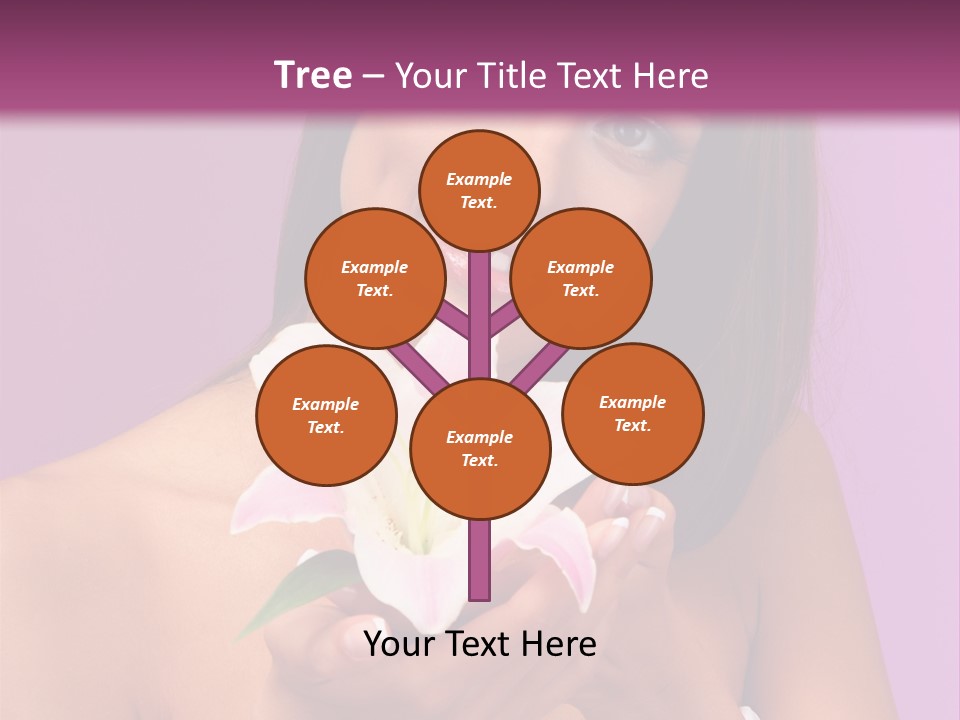 Adult Portrait Female PowerPoint Template