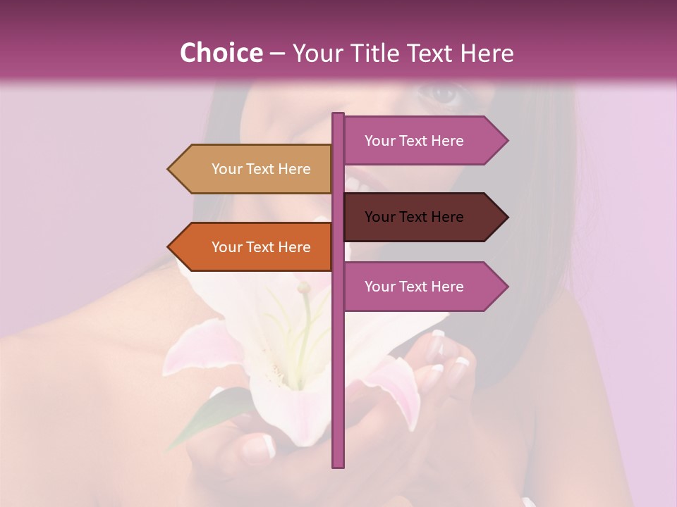 Adult Portrait Female PowerPoint Template