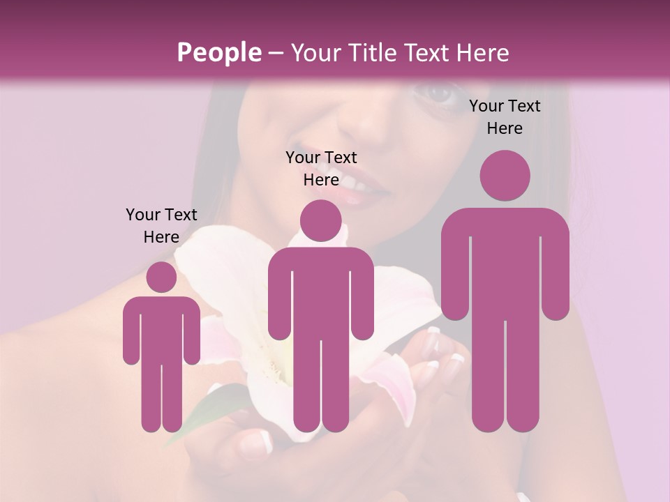 Adult Portrait Female PowerPoint Template