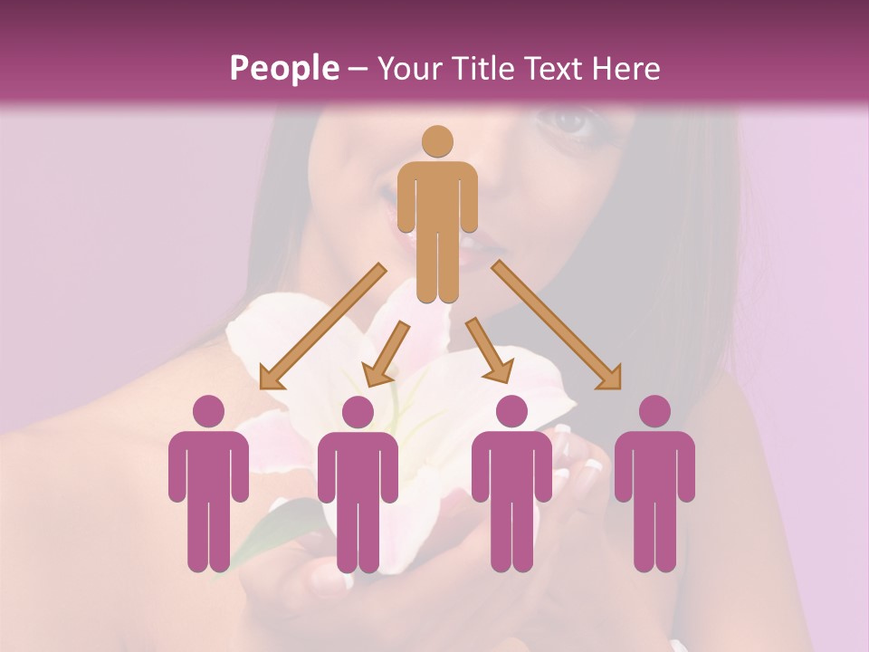 Adult Portrait Female PowerPoint Template