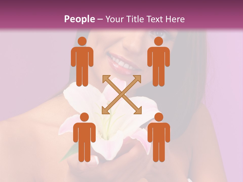 Adult Portrait Female PowerPoint Template