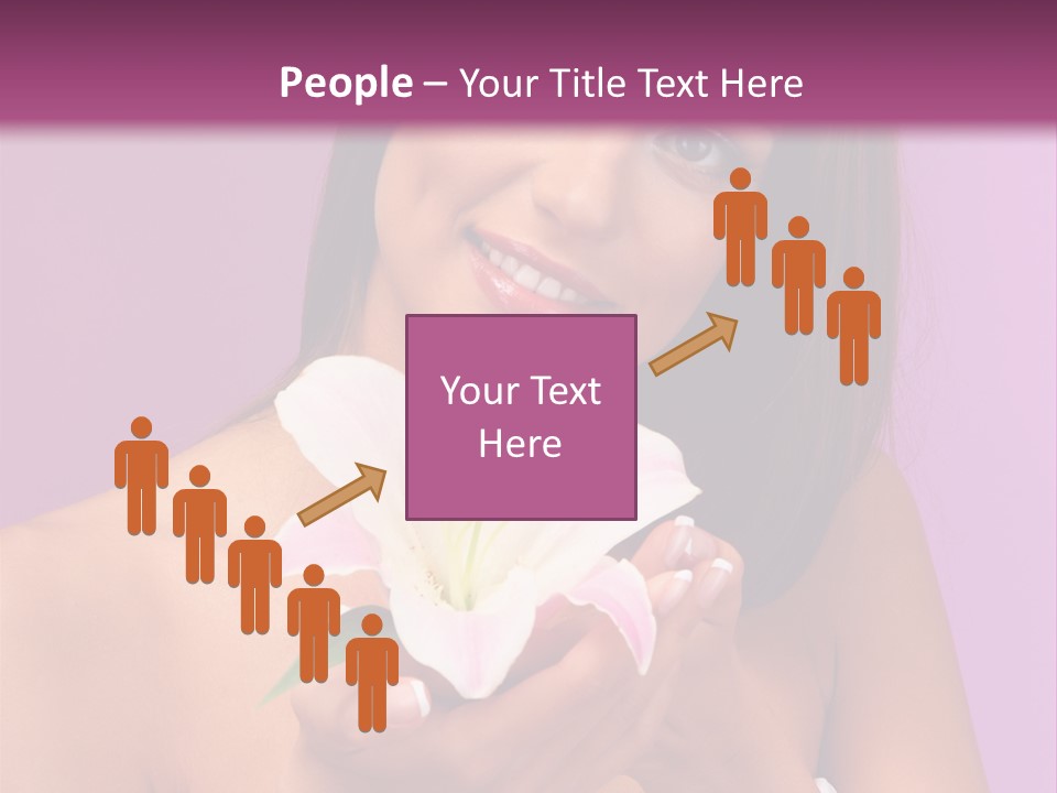 Adult Portrait Female PowerPoint Template