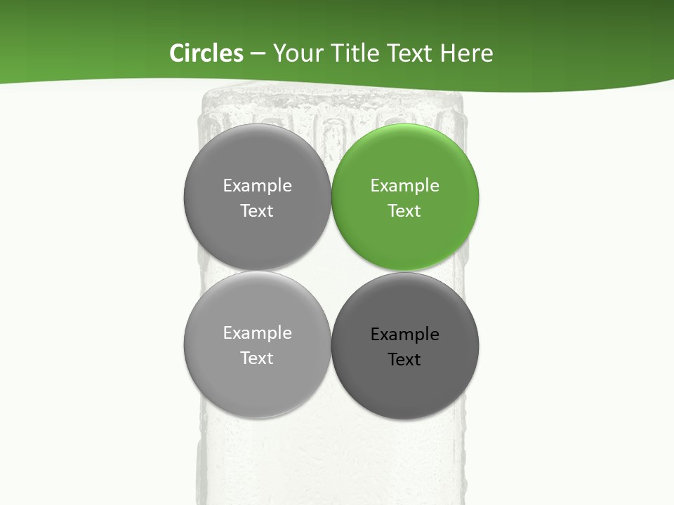 Background Isolated Garnish PowerPoint Template