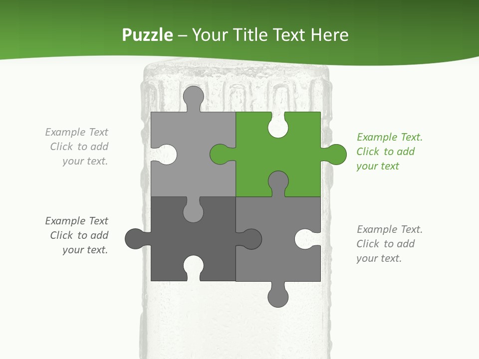 Background Isolated Garnish PowerPoint Template