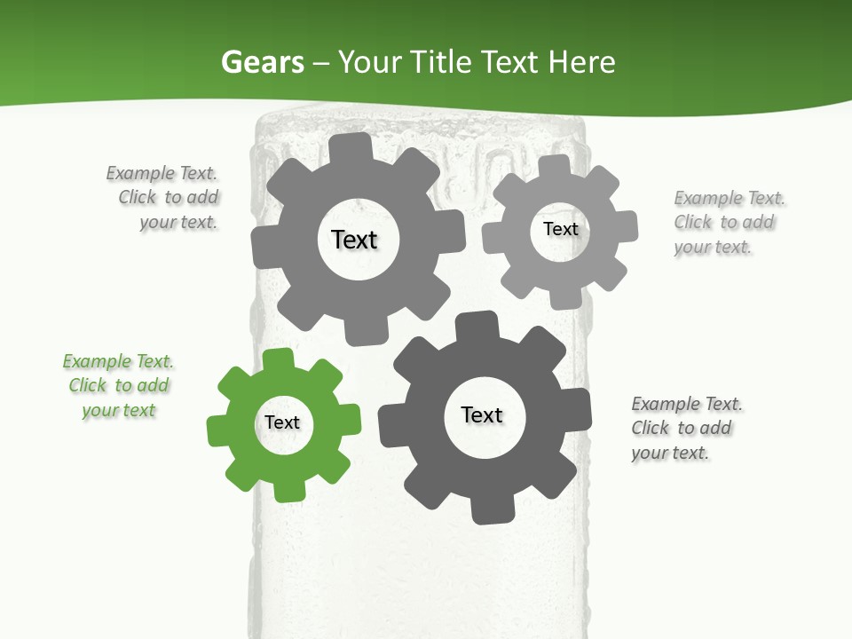 Background Isolated Garnish PowerPoint Template