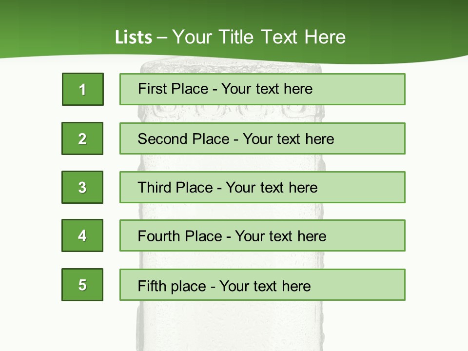 Background Isolated Garnish PowerPoint Template