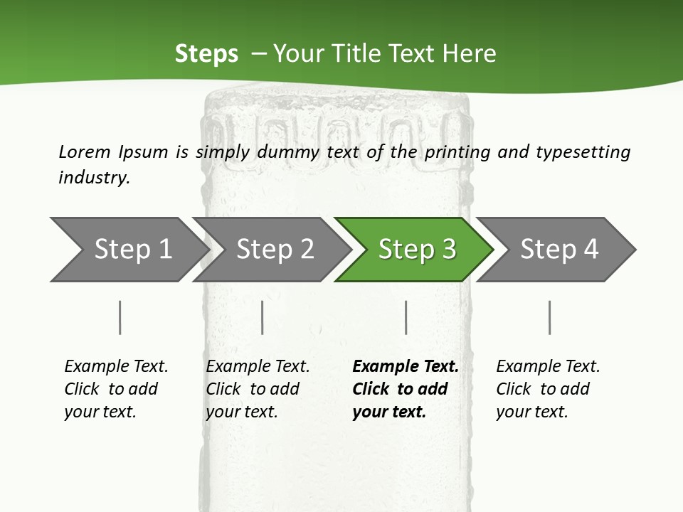 Background Isolated Garnish PowerPoint Template