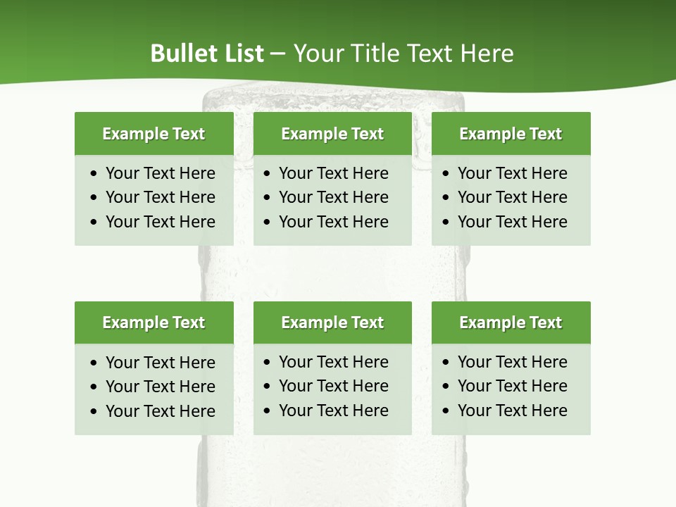 Background Isolated Garnish PowerPoint Template