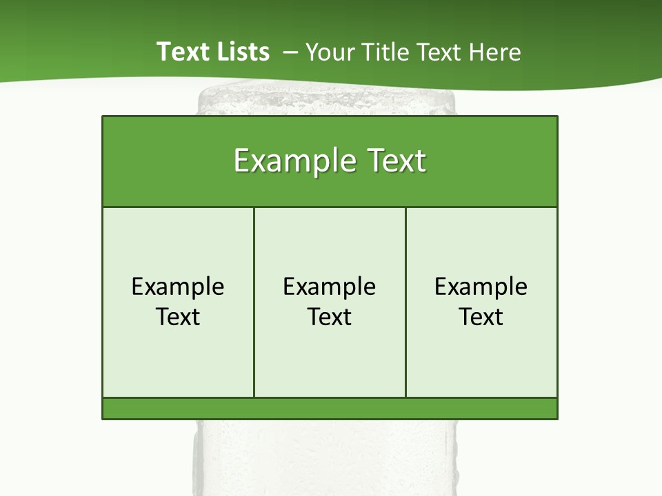 Background Isolated Garnish PowerPoint Template