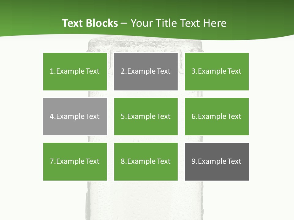 Background Isolated Garnish PowerPoint Template