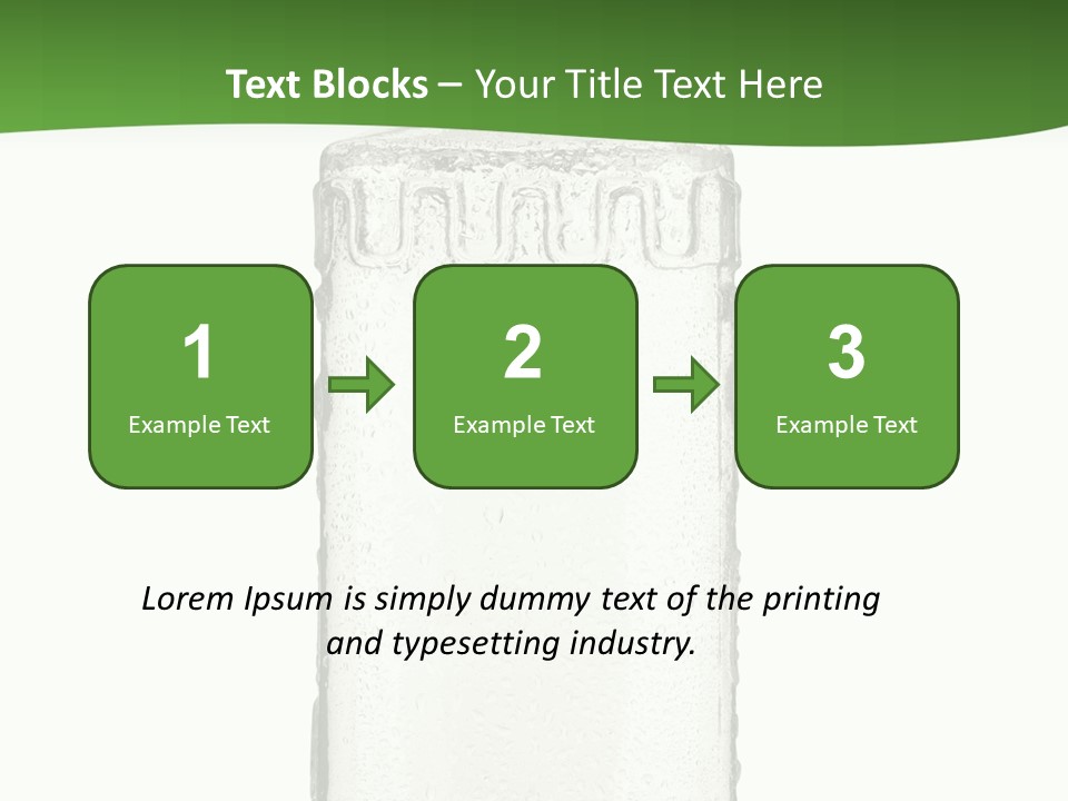 Background Isolated Garnish PowerPoint Template