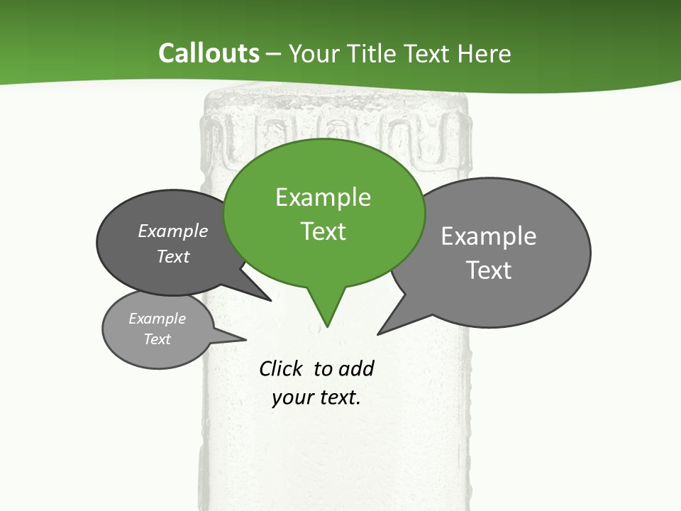 Background Isolated Garnish PowerPoint Template