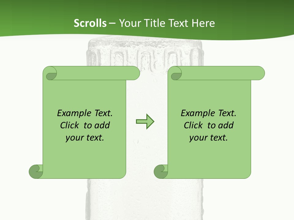 Background Isolated Garnish PowerPoint Template