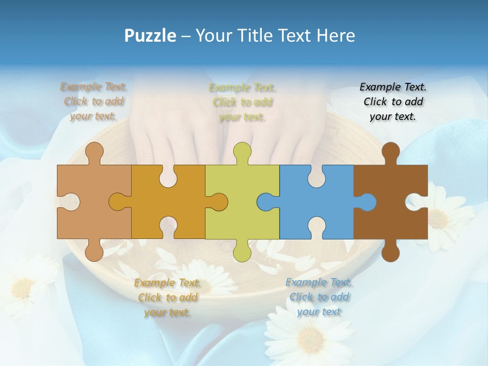 Water Treatment Cloth PowerPoint Template