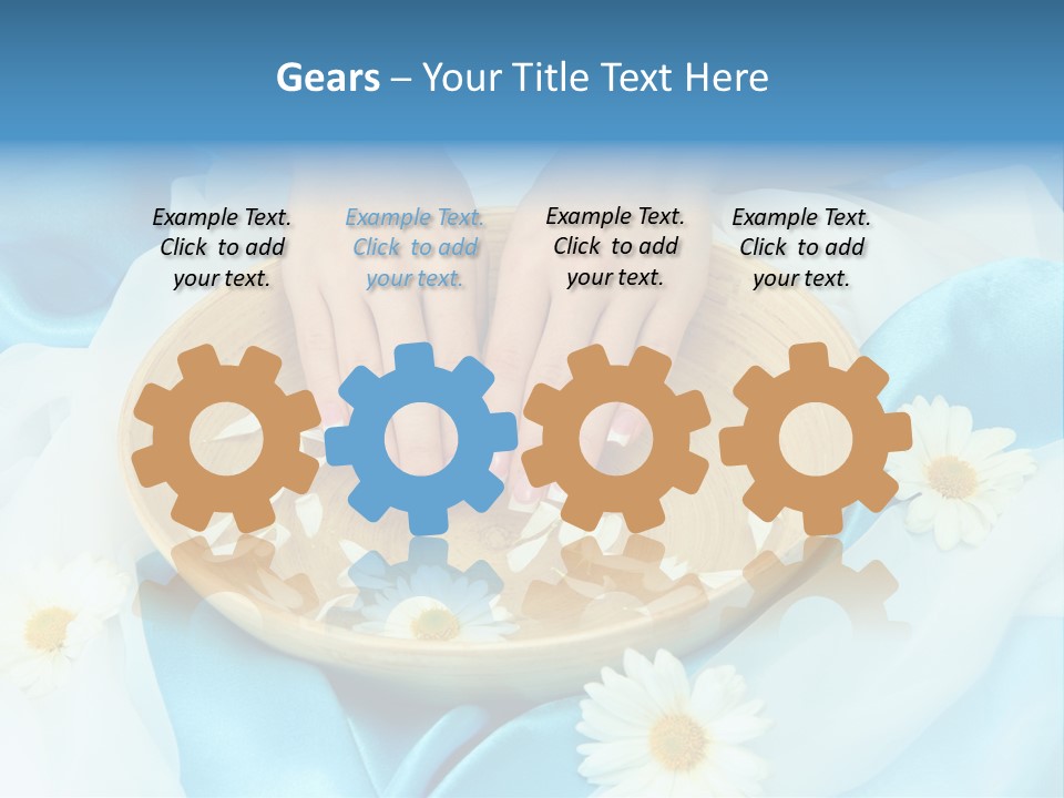 Water Treatment Cloth PowerPoint Template