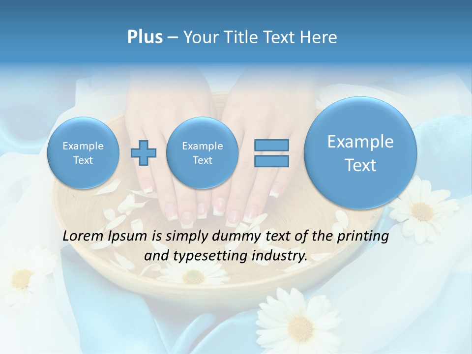 Water Treatment Cloth PowerPoint Template