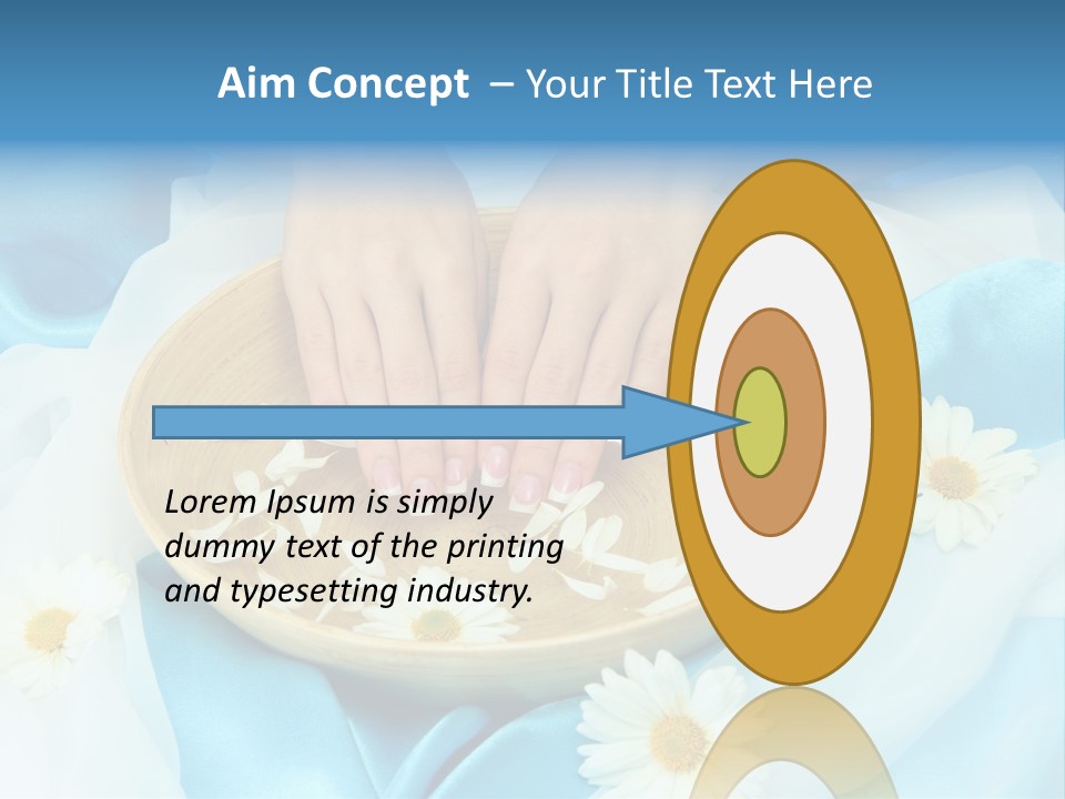 Water Treatment Cloth PowerPoint Template