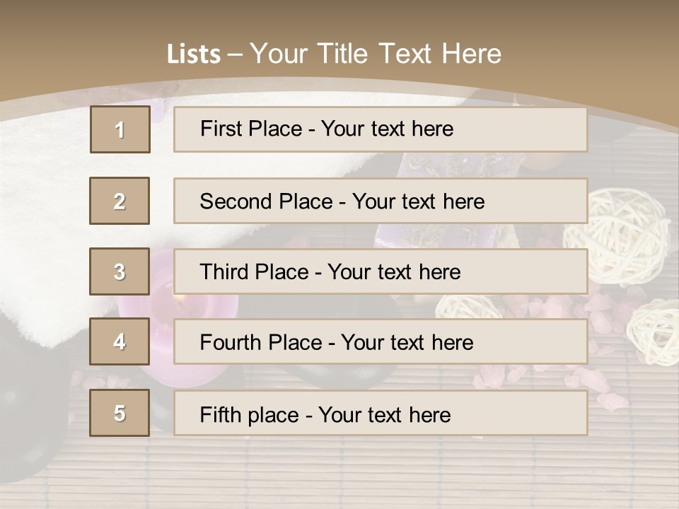 Tradition Cosmetics Water PowerPoint Template