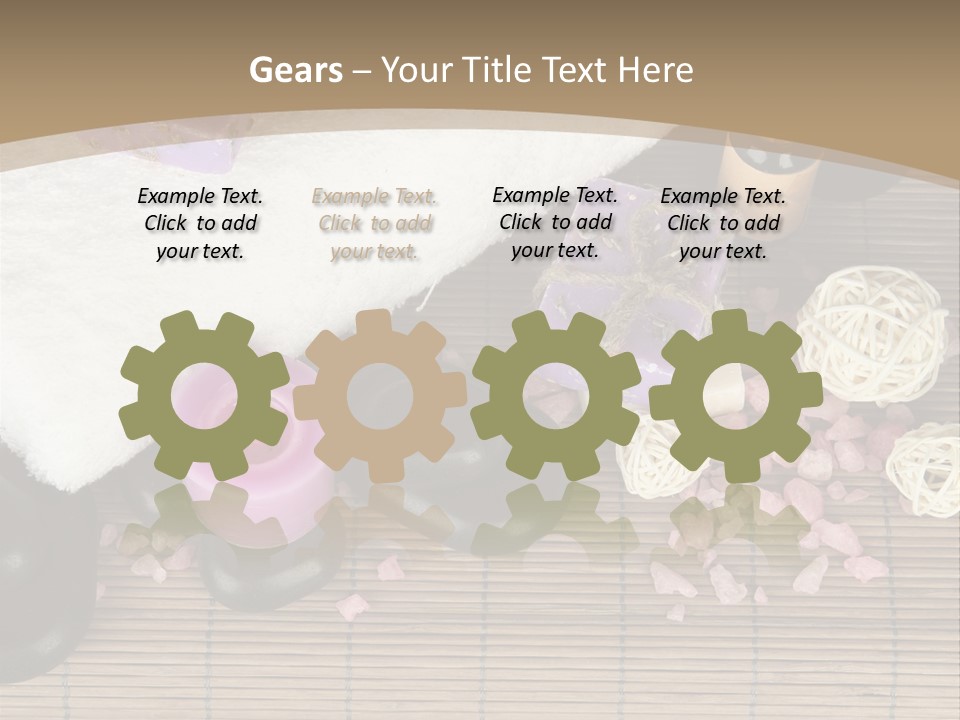 Tradition Cosmetics Water PowerPoint Template