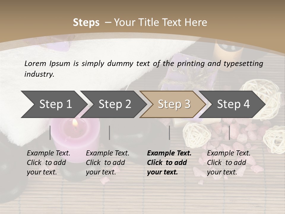 Tradition Cosmetics Water PowerPoint Template