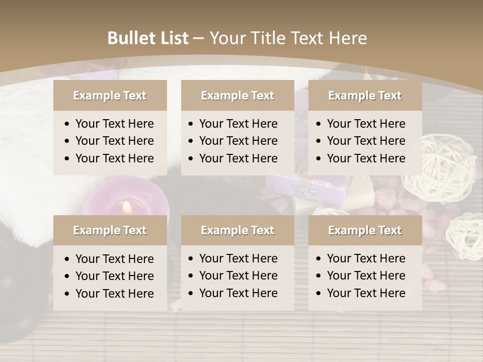 Tradition Cosmetics Water PowerPoint Template