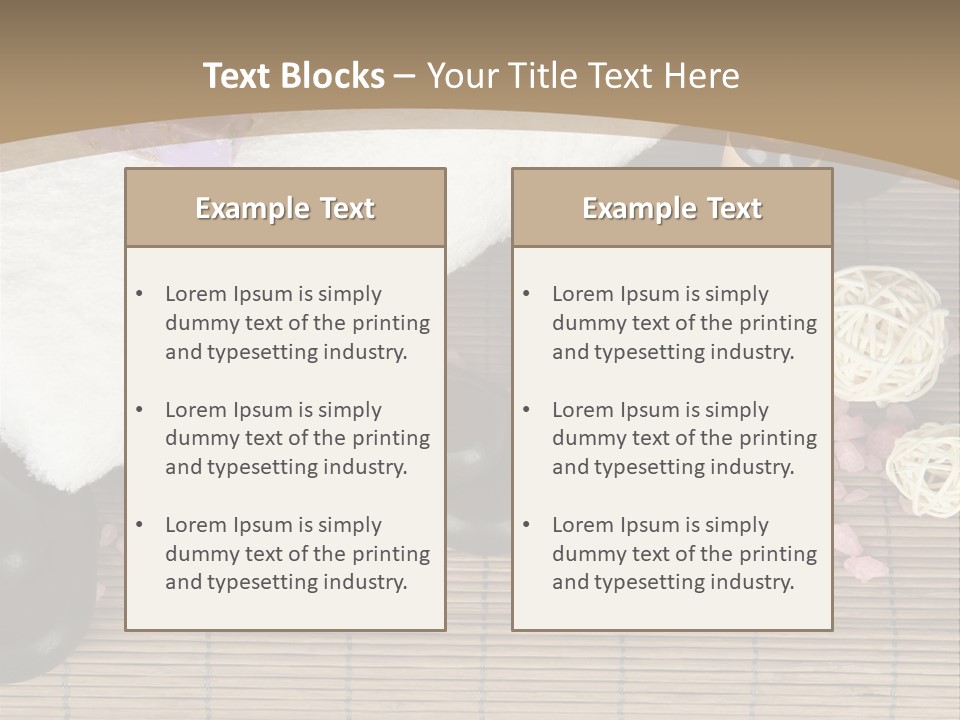 Tradition Cosmetics Water PowerPoint Template