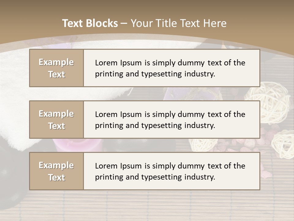 Tradition Cosmetics Water PowerPoint Template