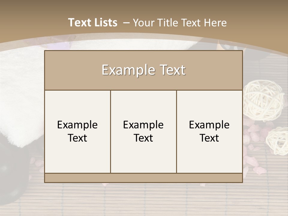 Tradition Cosmetics Water PowerPoint Template