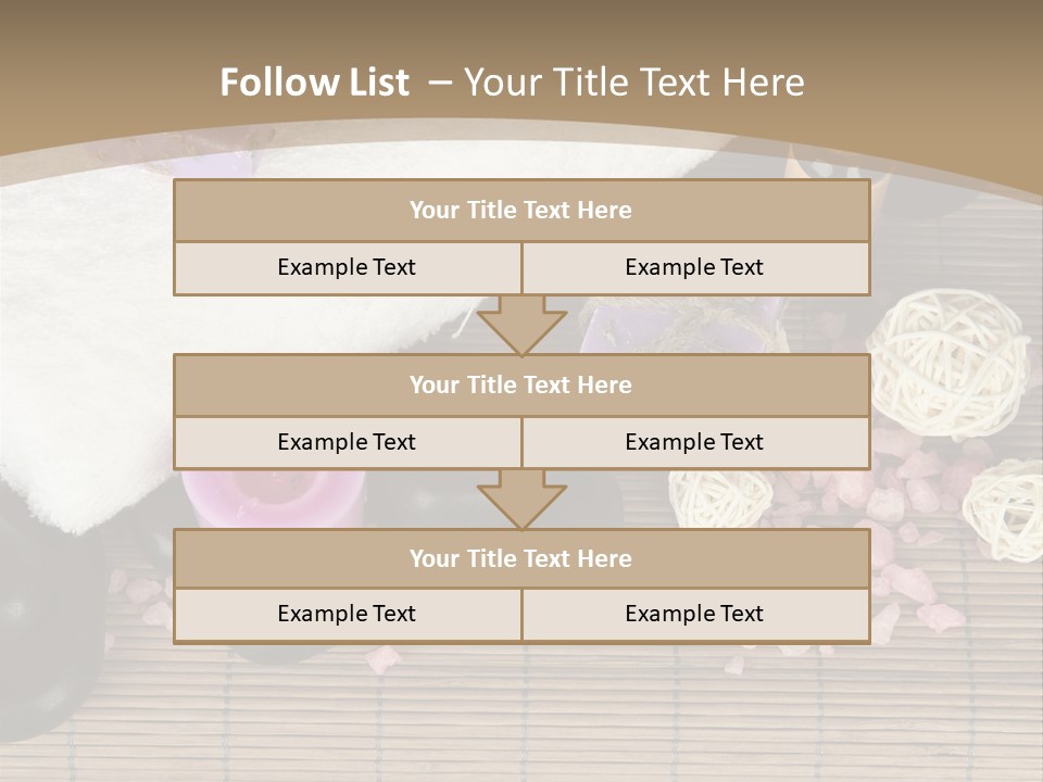 Tradition Cosmetics Water PowerPoint Template