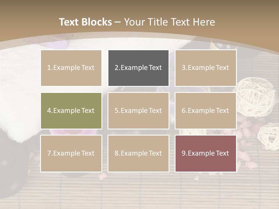 Tradition Cosmetics Water PowerPoint Template