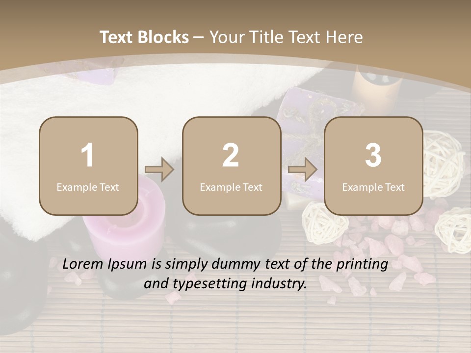 Tradition Cosmetics Water PowerPoint Template