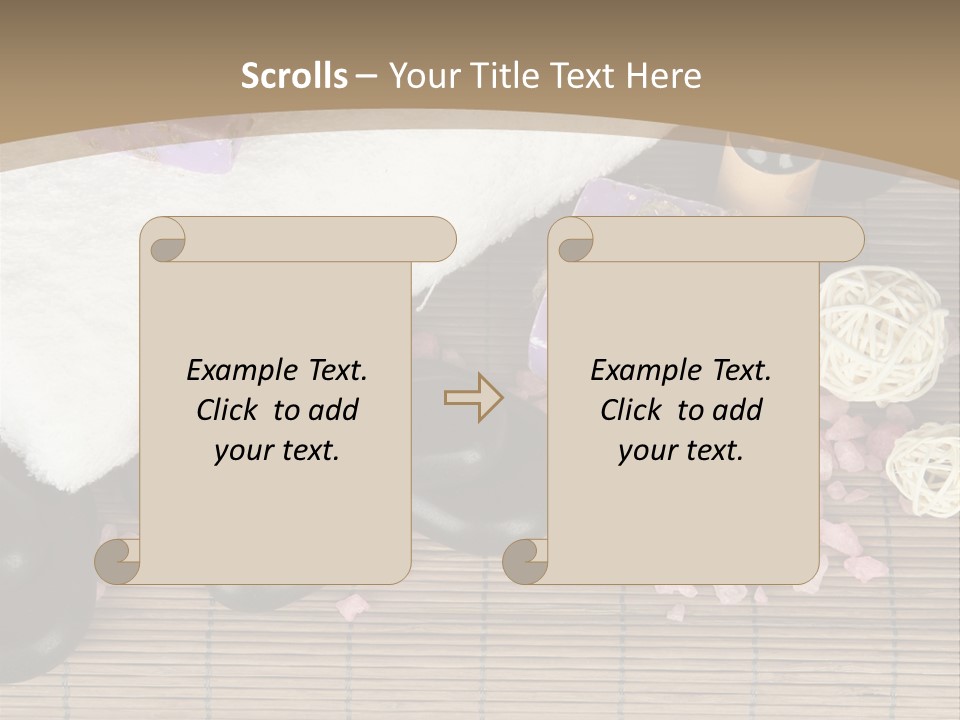 Tradition Cosmetics Water PowerPoint Template