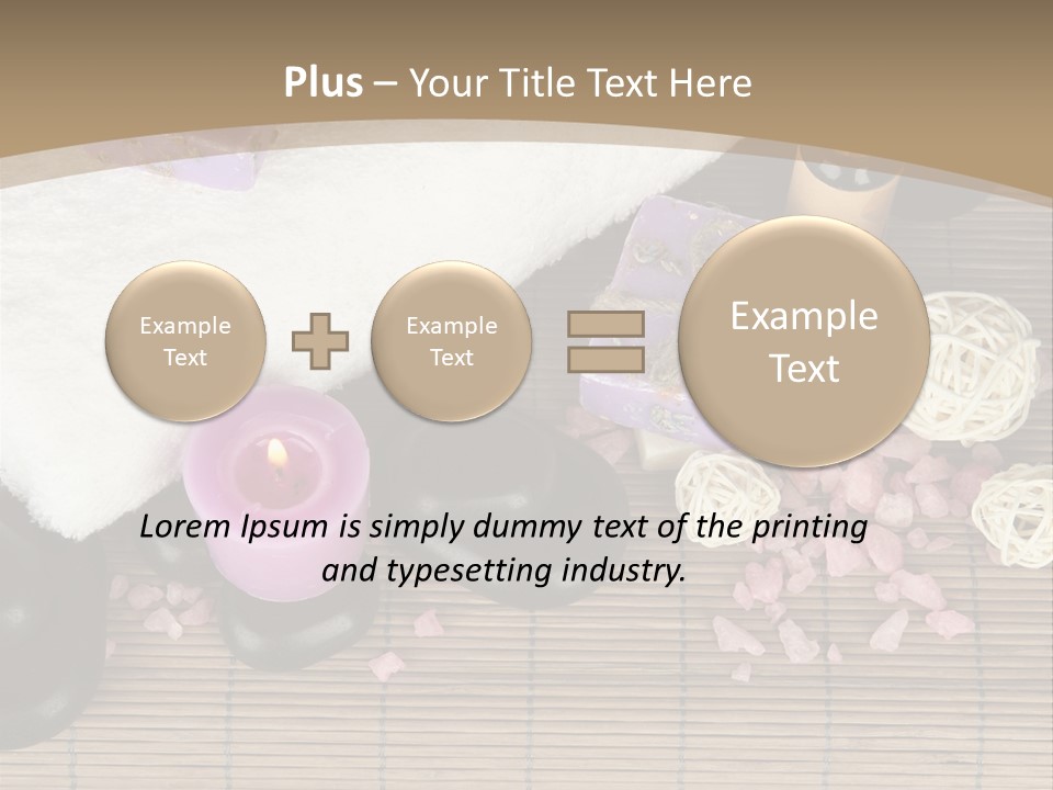 Tradition Cosmetics Water PowerPoint Template