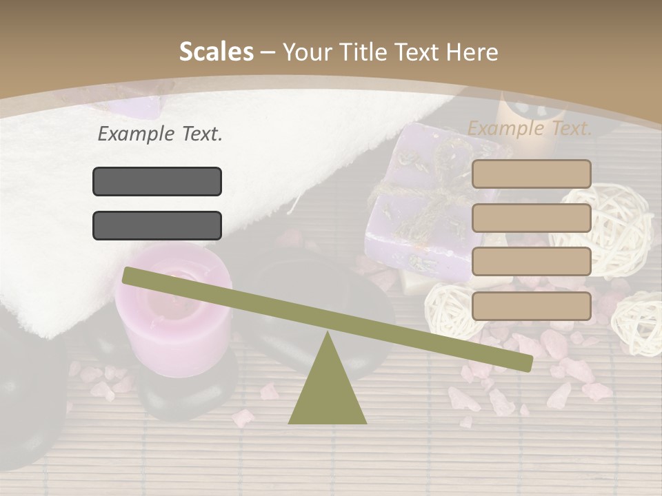 Tradition Cosmetics Water PowerPoint Template