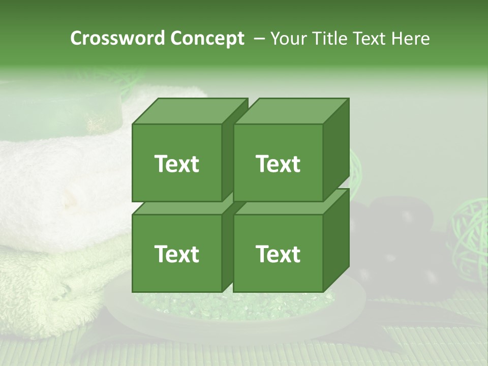 Towel Skincare Aroma PowerPoint Template