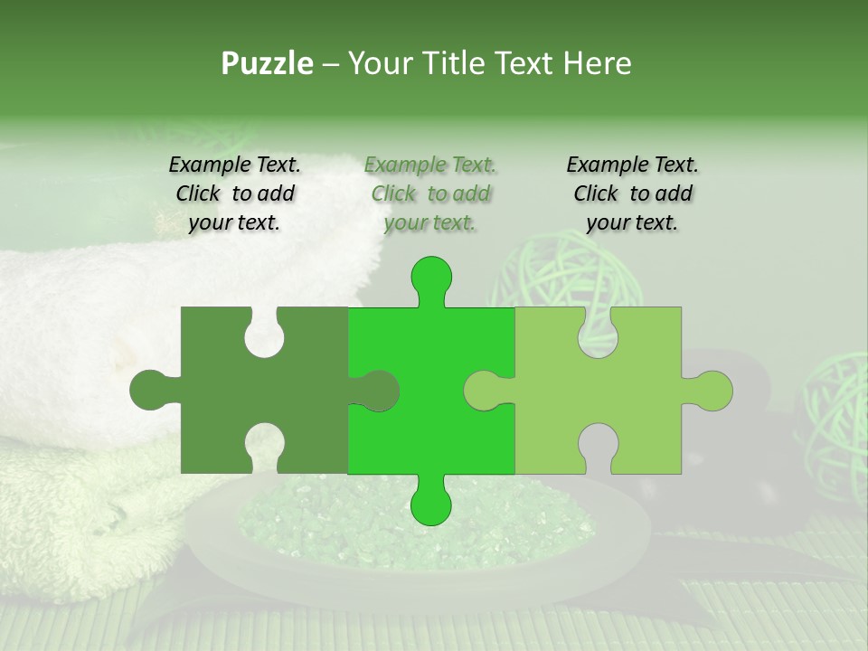 Towel Skincare Aroma PowerPoint Template